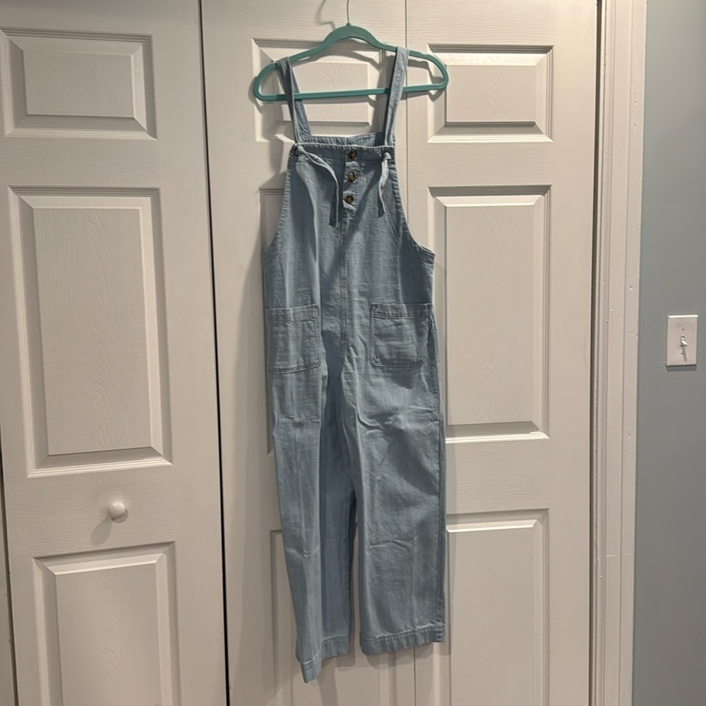 Sezane Brian Jumpsuit Light Blue - Size 4